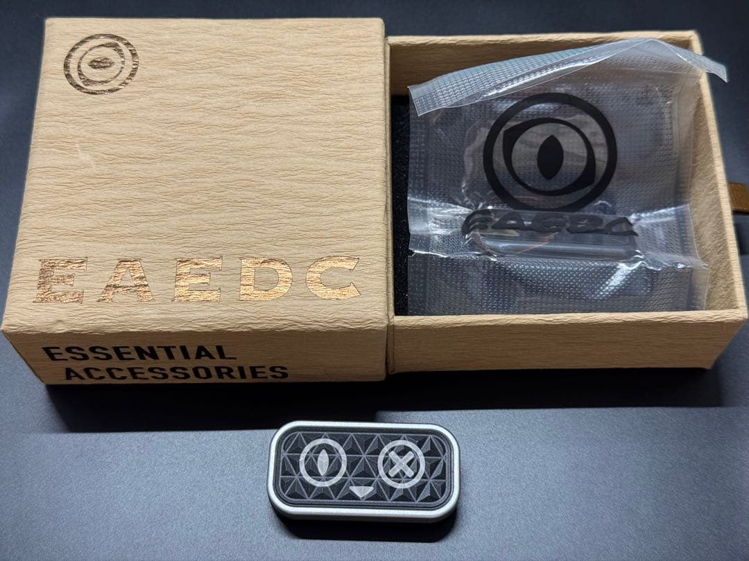 「正規品」EA EDC フィジェットトイ　スライダー　アルミ製