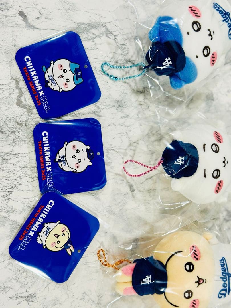 ちいかわ MLB ロサンゼルス・ドジャース シカゴ・カブス ぬいぐるみ6種