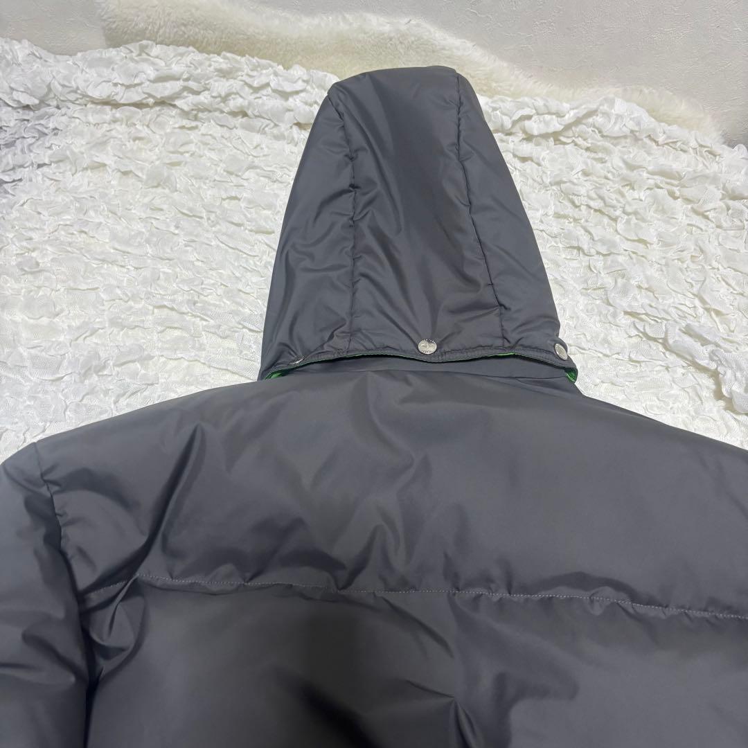 アンブロ UMBRO ベンチコート【O】グレー フード取外し可 ロング　ダウン