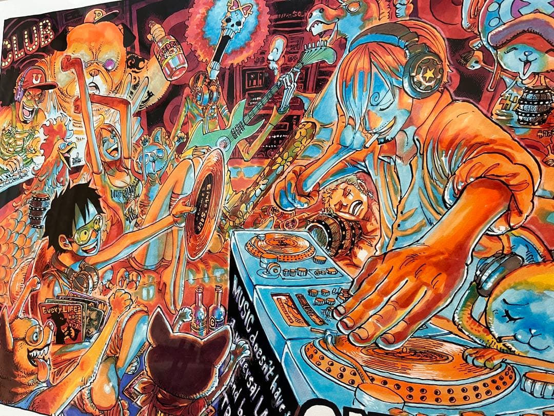 世界20部限定　ワンピースNFT付きアート 尾田栄一郎先生サイン入り