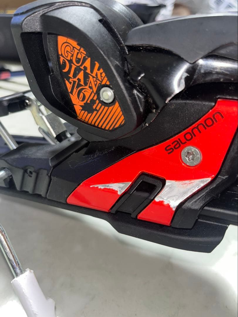 Salomon S/LAB ビンディング ブラック/オレンジ