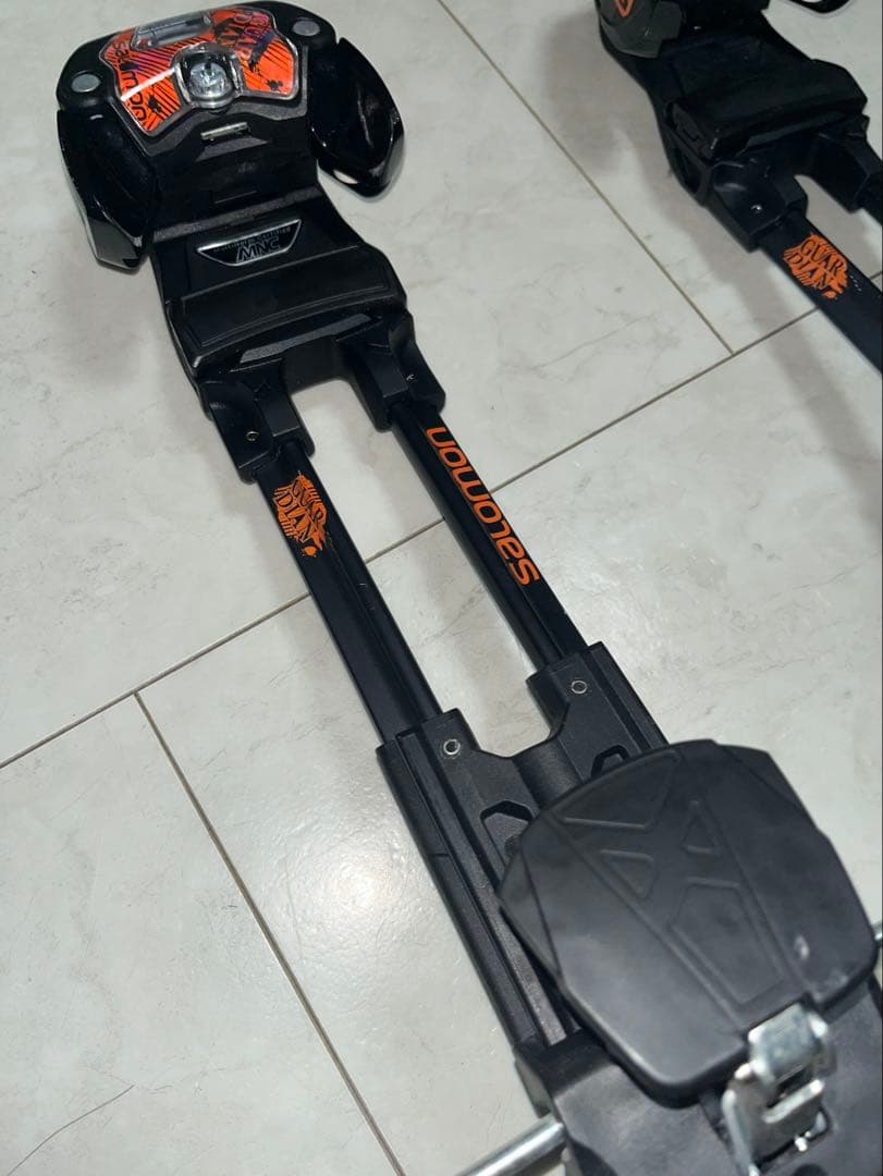 Salomon S/LAB ビンディング ブラック/オレンジ