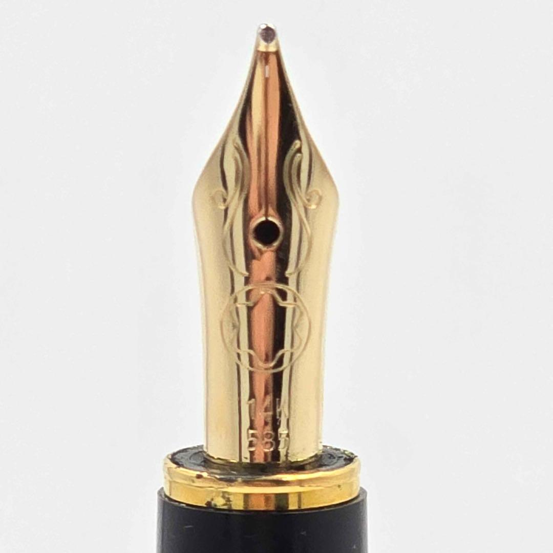廃盤 希少 モンブラン ノブレスオブリージュ ブルー リップ割れ無し 14K