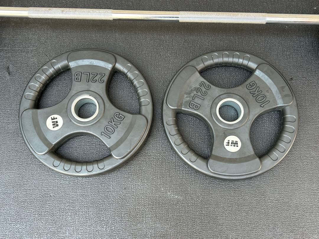 バーベルセット　　ワイルドフィット　プレート35キロ ＋ 120cmシャフト