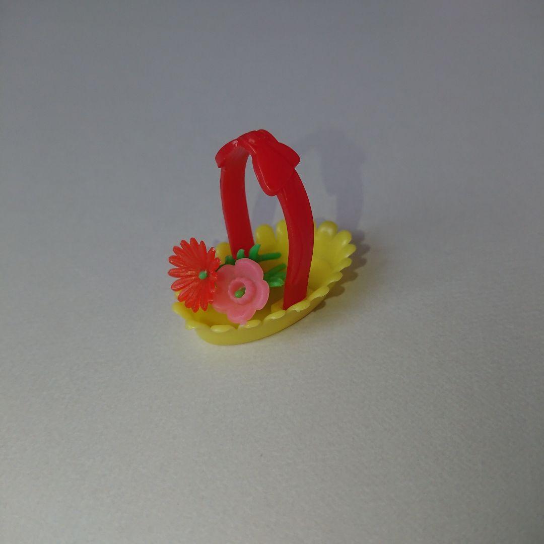 グリコ おまけ〈お花 花籠セット〉リボン