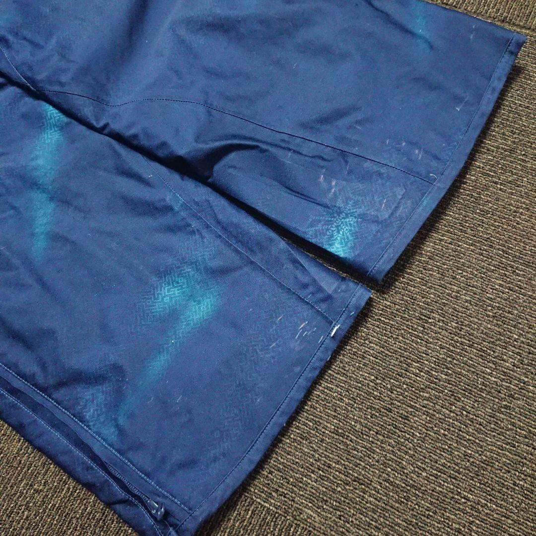 送料無料【Phenix】フルオープンネイビースキーパンツ M