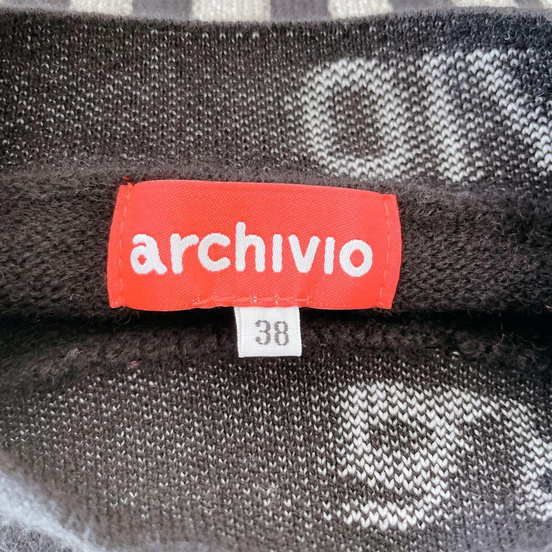 新品未使用２４FW archivio カシミヤ100％ハイネックセーター 38号