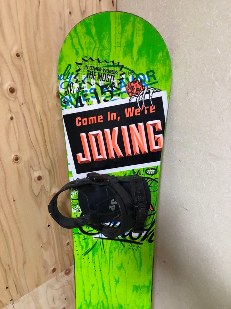 最終値引き　RIDEクラッシュスノーボードビンディングセット