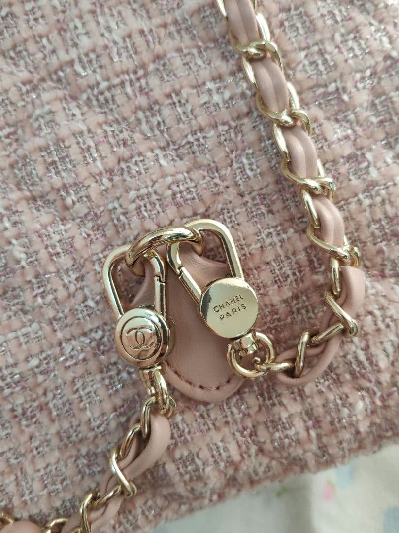 シャネル　ツイード ミニリュック　ピンク　　ノベルティ