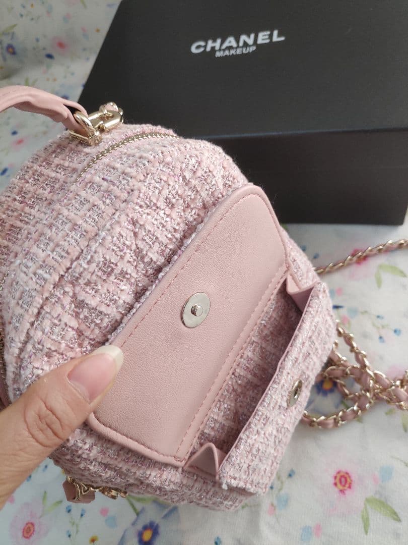 シャネル　ツイード ミニリュック　ピンク　　ノベルティ