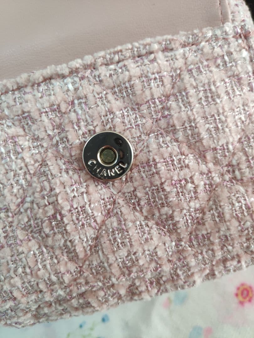 シャネル　ツイード ミニリュック　ピンク　　ノベルティ