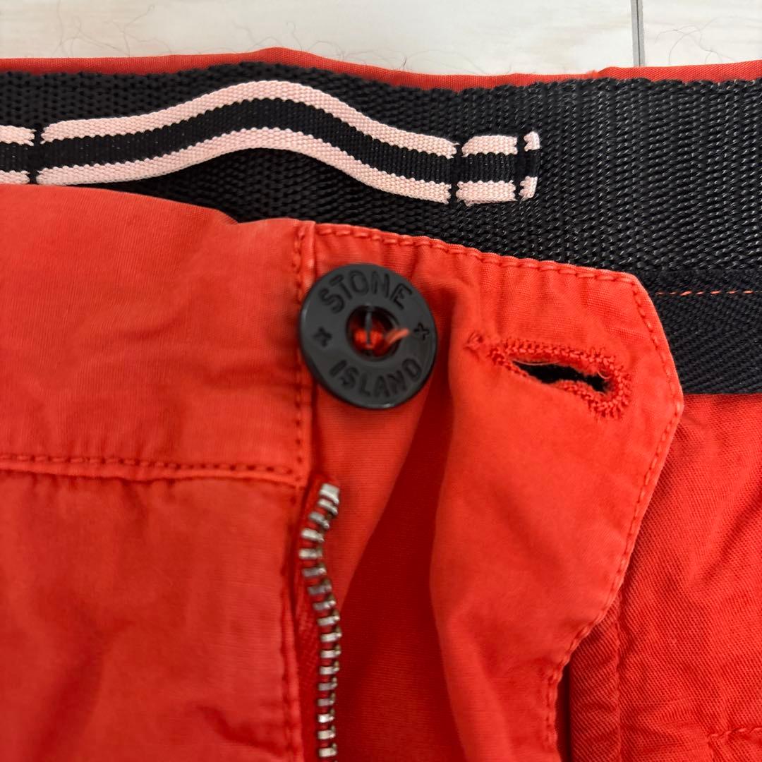 ストーンアイランド STONE  オレンジ パンツ