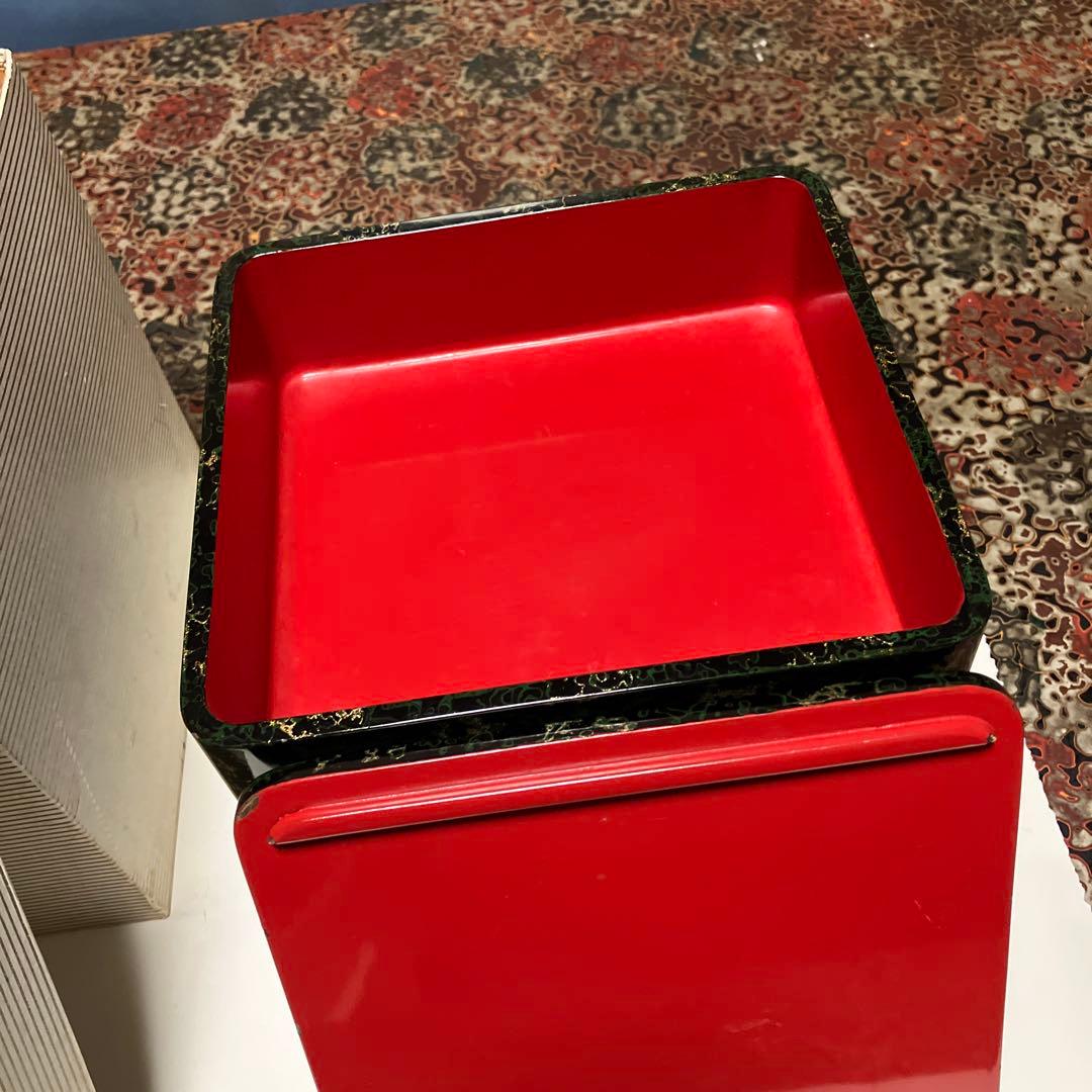 津軽塗り 重箱 箱付き