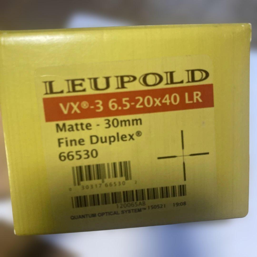 LEUPOLD リューポルド ライフルスコープ VX3 6.5-20x40LR
