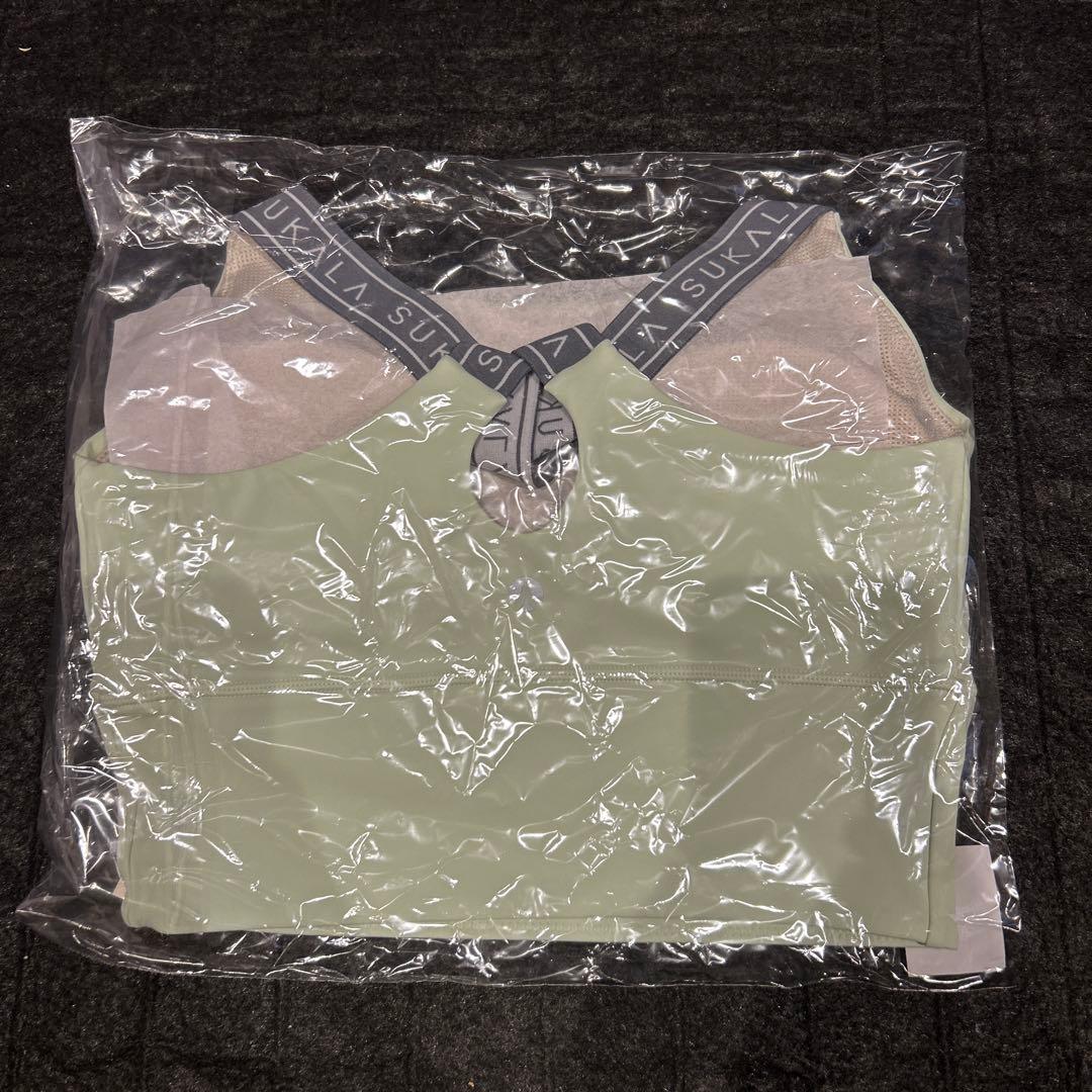 【SUKALA】バッククロスロゴブラトップ　M 新品未開封