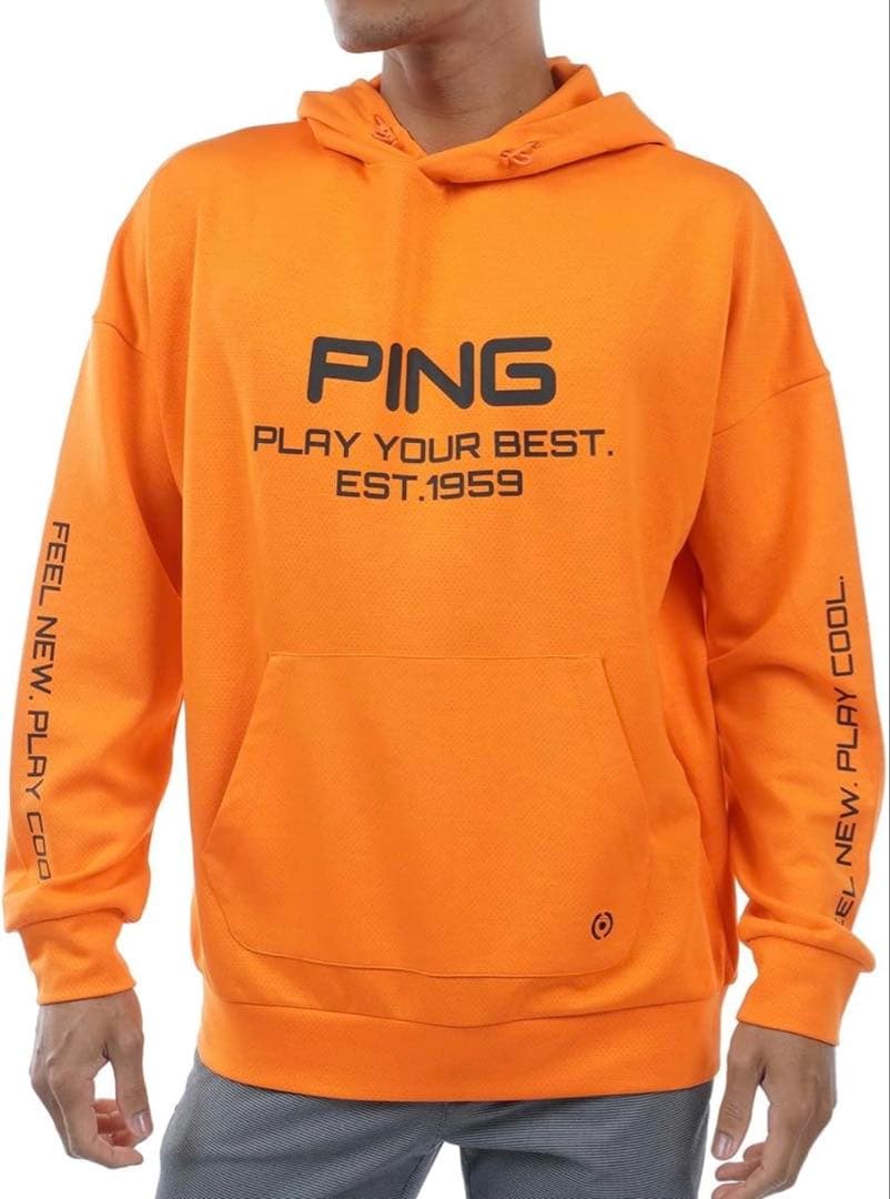 【新品未使用タグ付】PING長袖 スウェットパーカー (UVカット)