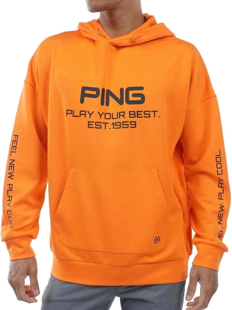 【新品未使用タグ付】PING長袖 スウェットパーカー (UVカット)