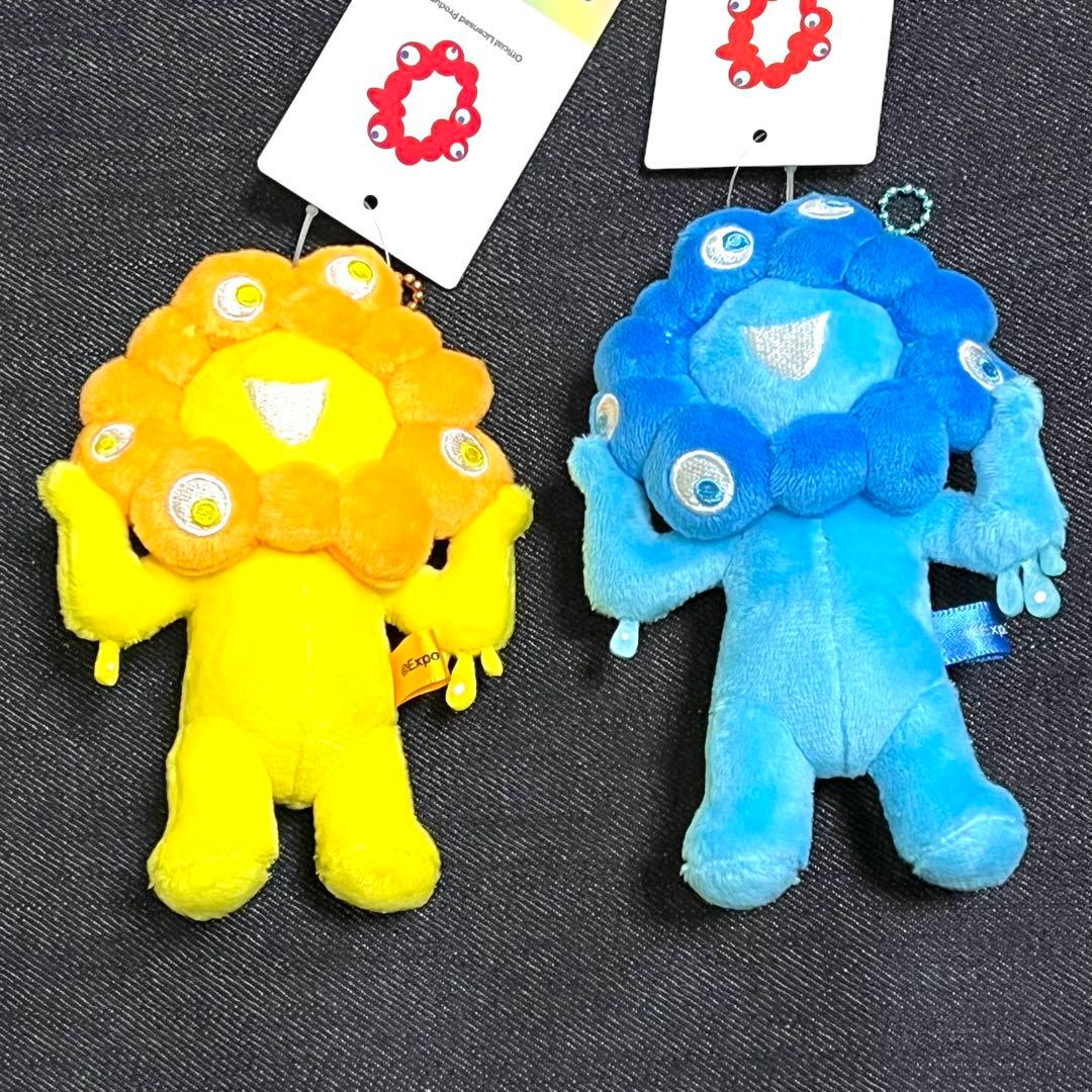 ミャクミャク ボールチェーンマスコット 日焼け＆推しカラー ８種セット