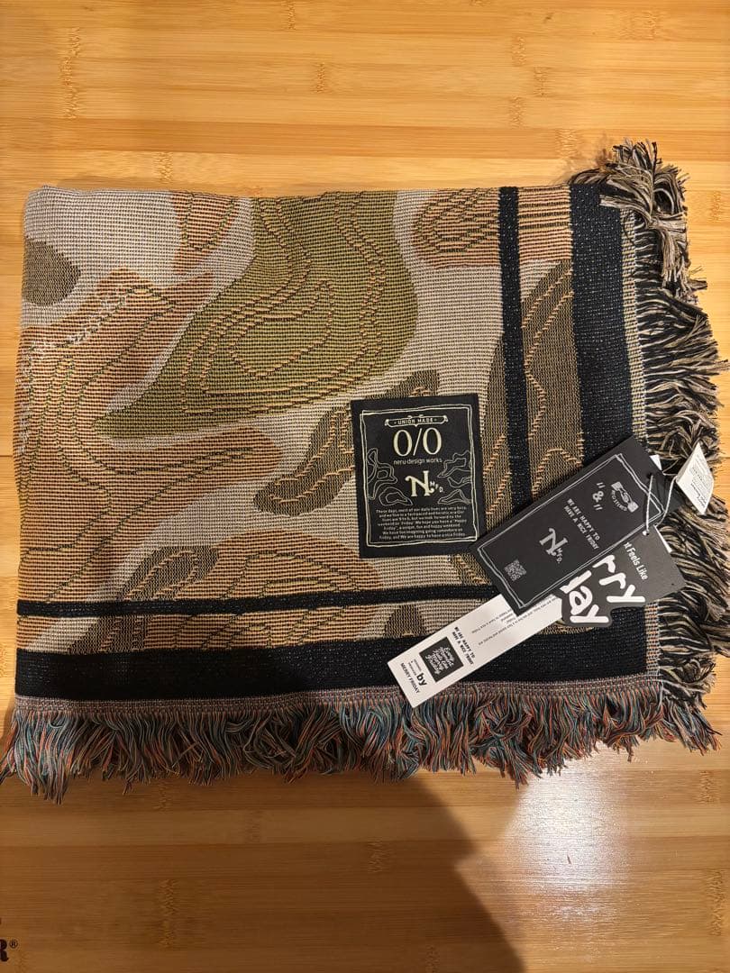 neru design works ブランケット topoカモサンドカラー