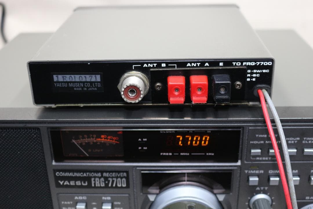 YAESU ヤエス FRG-7700+FRT7700 のセット