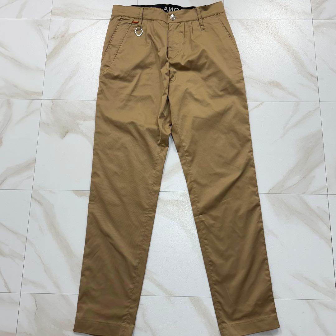 MARK&LONA ストレッチ パンツ ゴルフ GOLFメンズ L ベージュ