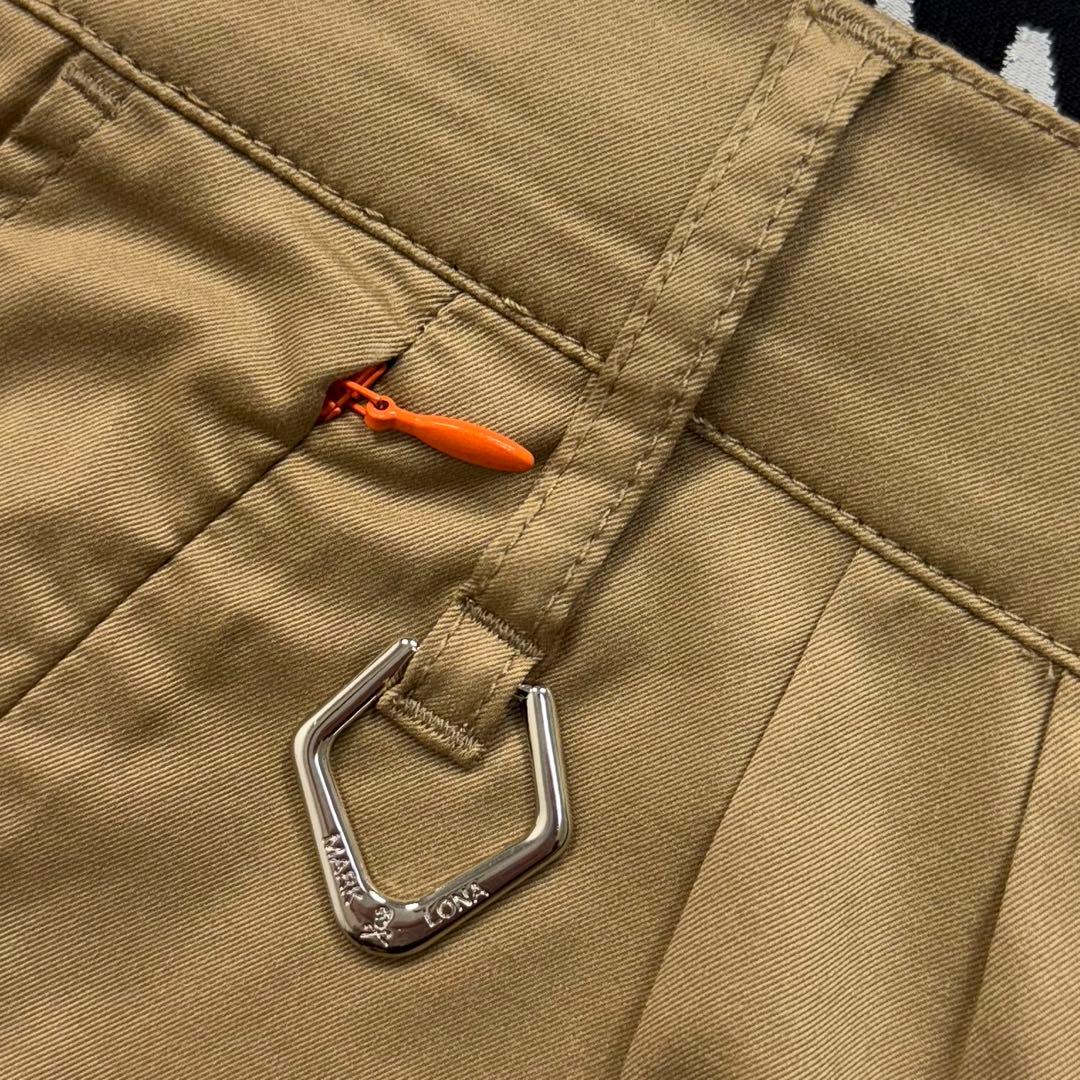 MARK&LONA ストレッチ パンツ ゴルフ GOLFメンズ L ベージュ