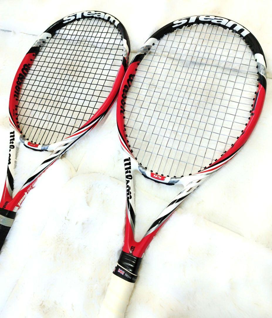 Wilson Steam 95 錦織圭 テニスラケット 309g 2本セット♪