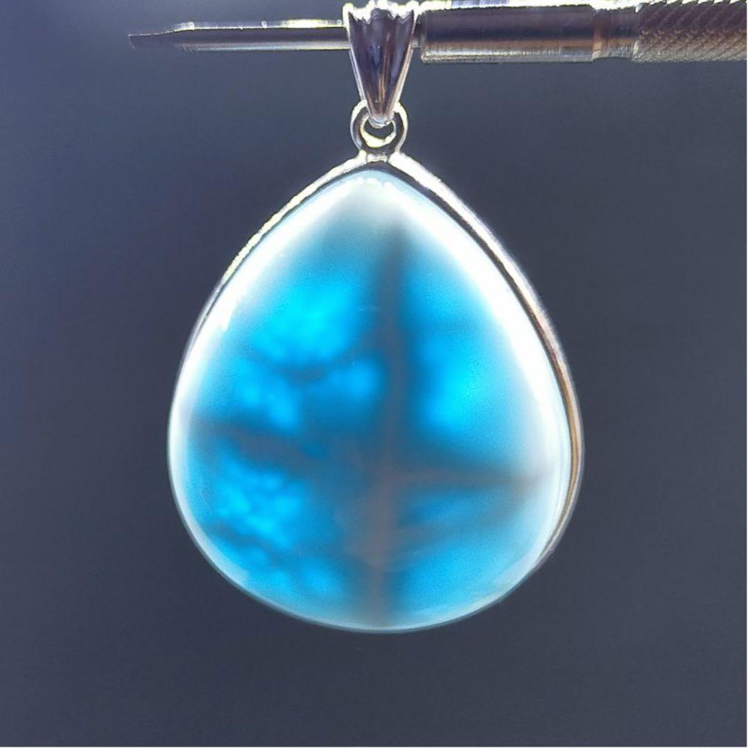 【ドミニカ共和国産】ラリマーのペンダントトップ①