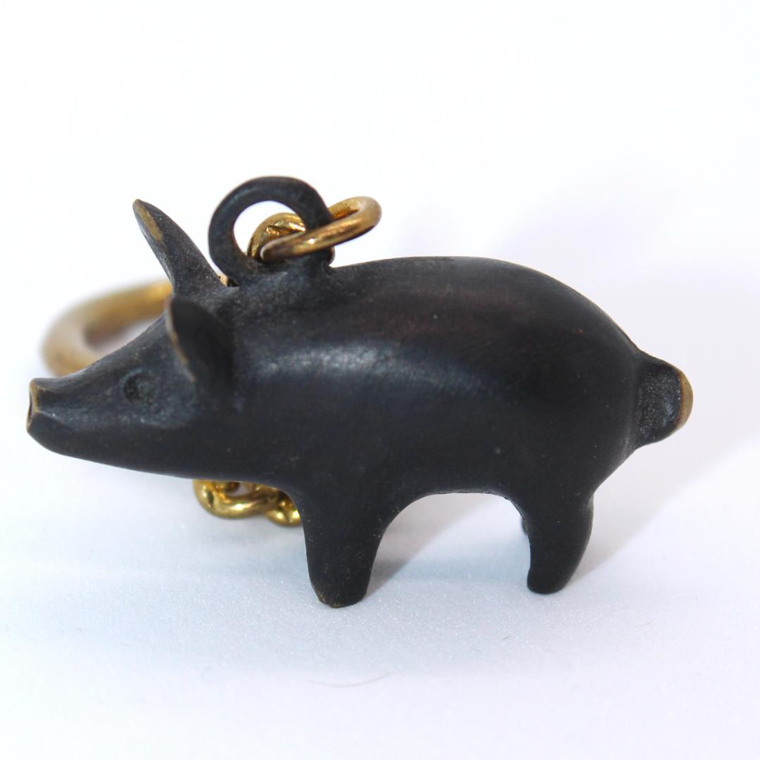 ウォルターボッセ　Walter Bosse　ぶた　オブジェ　キーホルダー