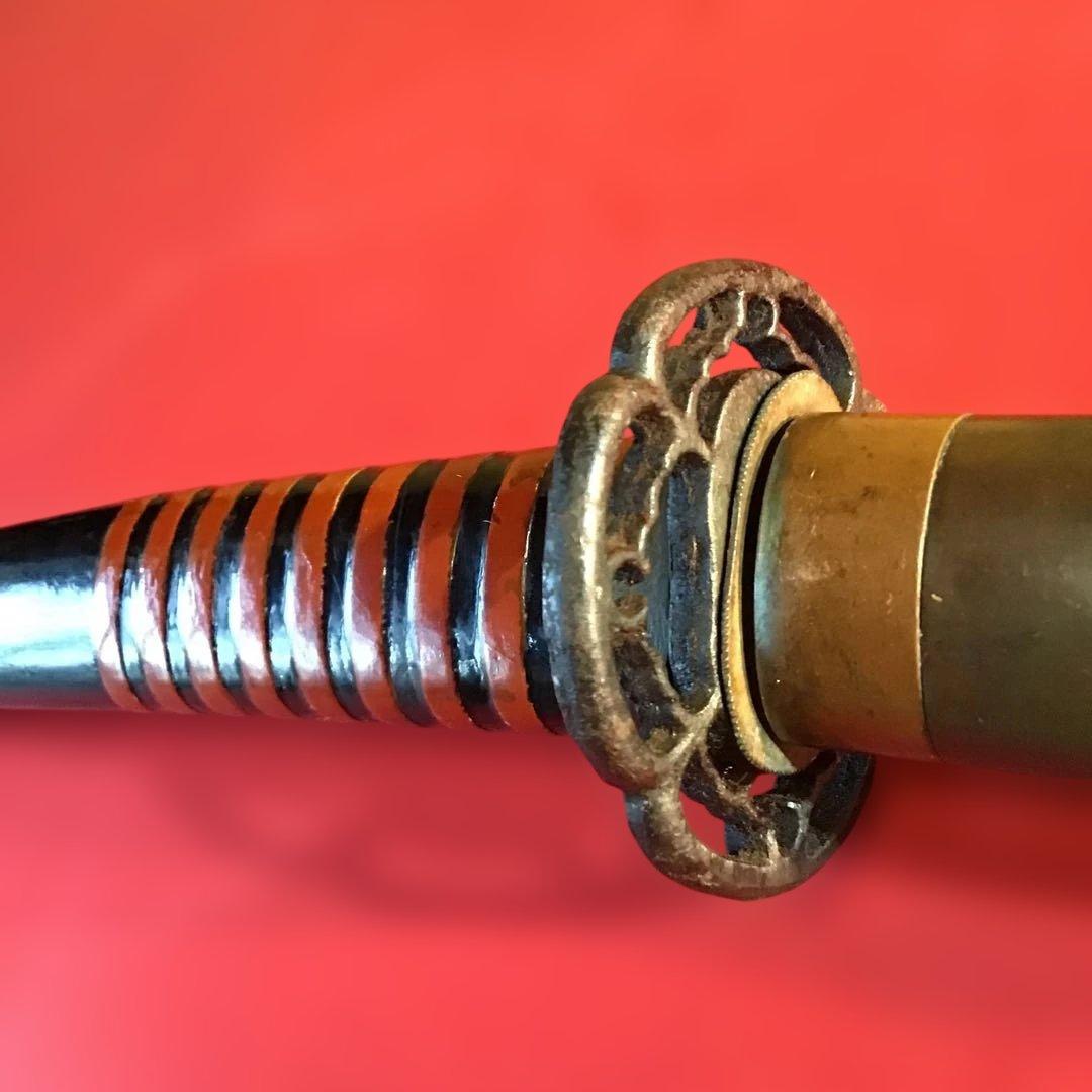 希少　江戸期変わり拵　繋ぎは13㎝刃合法ナイフ