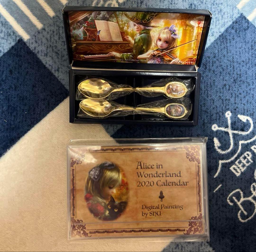 SHU アリス　クリアファイル　はがき　キーホルダー　トランプ　スプーン　レア品