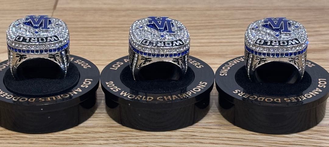 ⭐️年末セール️⭐️超希少3人セット大谷翔平・山本由伸・佐々木朗希2025世界一リング