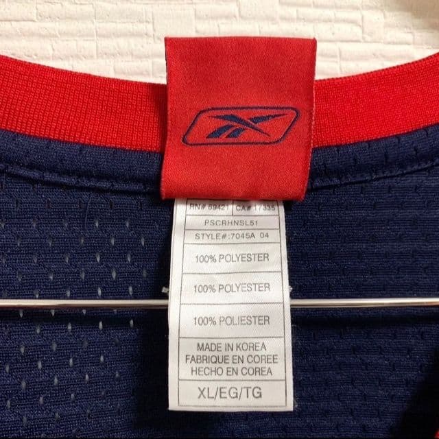 【極希少品】アイバーソン Reebok USA ユニフォーム ネイビー XL