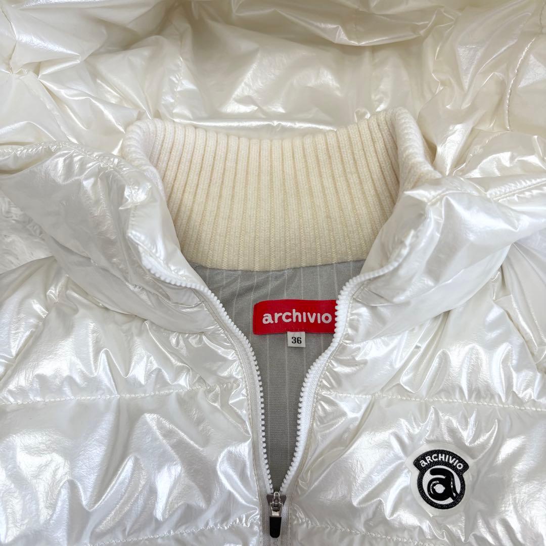 24AW アルチビオ　メタリックキルト保温ブルゾン