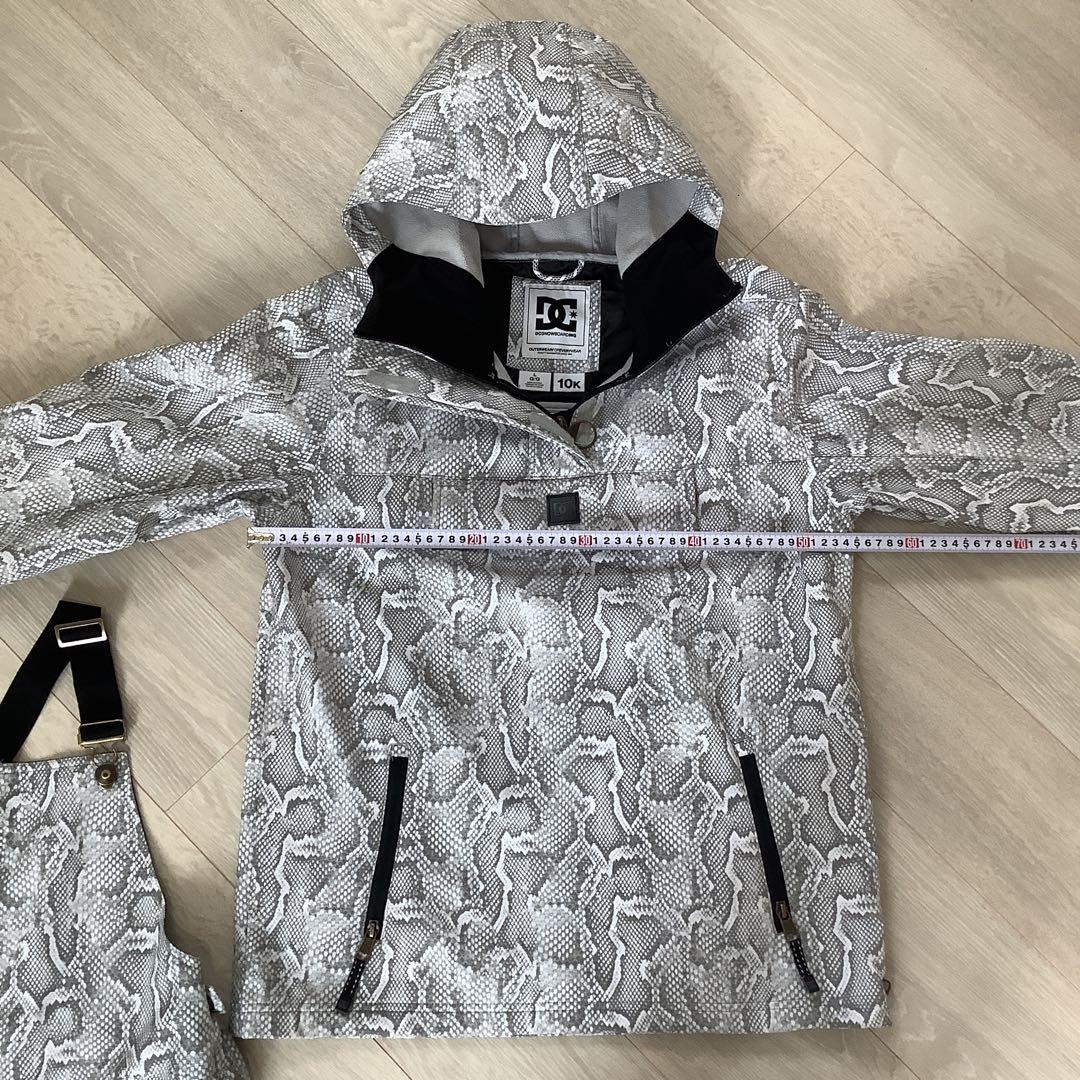 063DCレディーススノーボードウェアーLジャケット　ビブパン　セットアップ