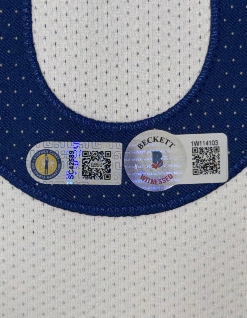 CURRY 30 サイン入りユニフォーム サイズ7 ステフィン　カリー　NBA