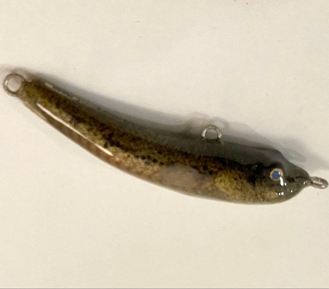 【超リアル！】ハンドメイドルアー　ハゼ60￼￼mm ライブグレー　シンキング