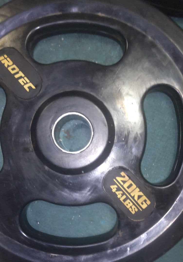 オリンピック プレート アイロテック 20kgプレート2枚