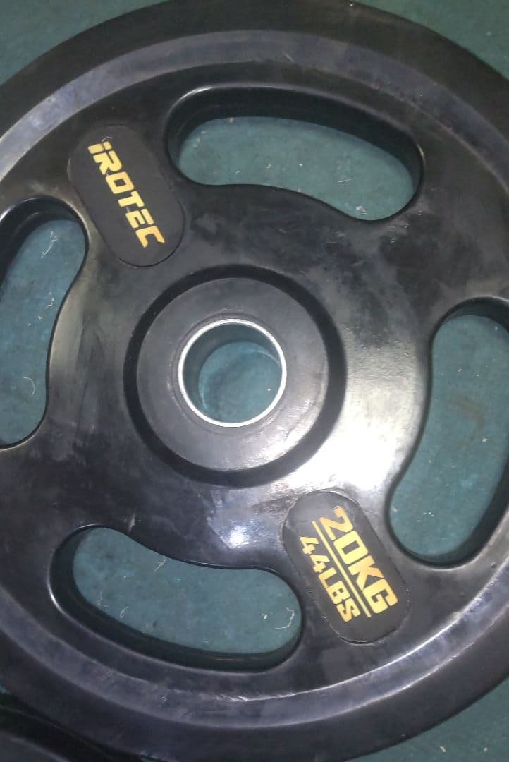 オリンピック プレート アイロテック 20kgプレート2枚