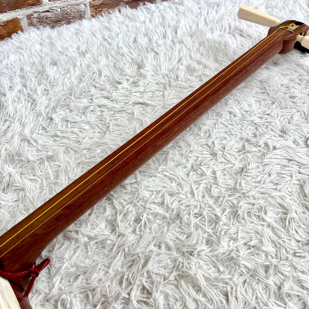 ✨美品✨津軽三味線 太棹 花梨 丸打ち胴　一本ホゾ　和楽器　ハードケース付き