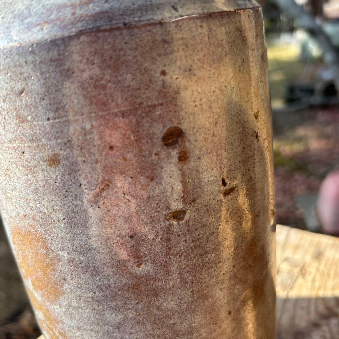 古美術 李朝 会寧 陶器 徳利とタグに記載あり