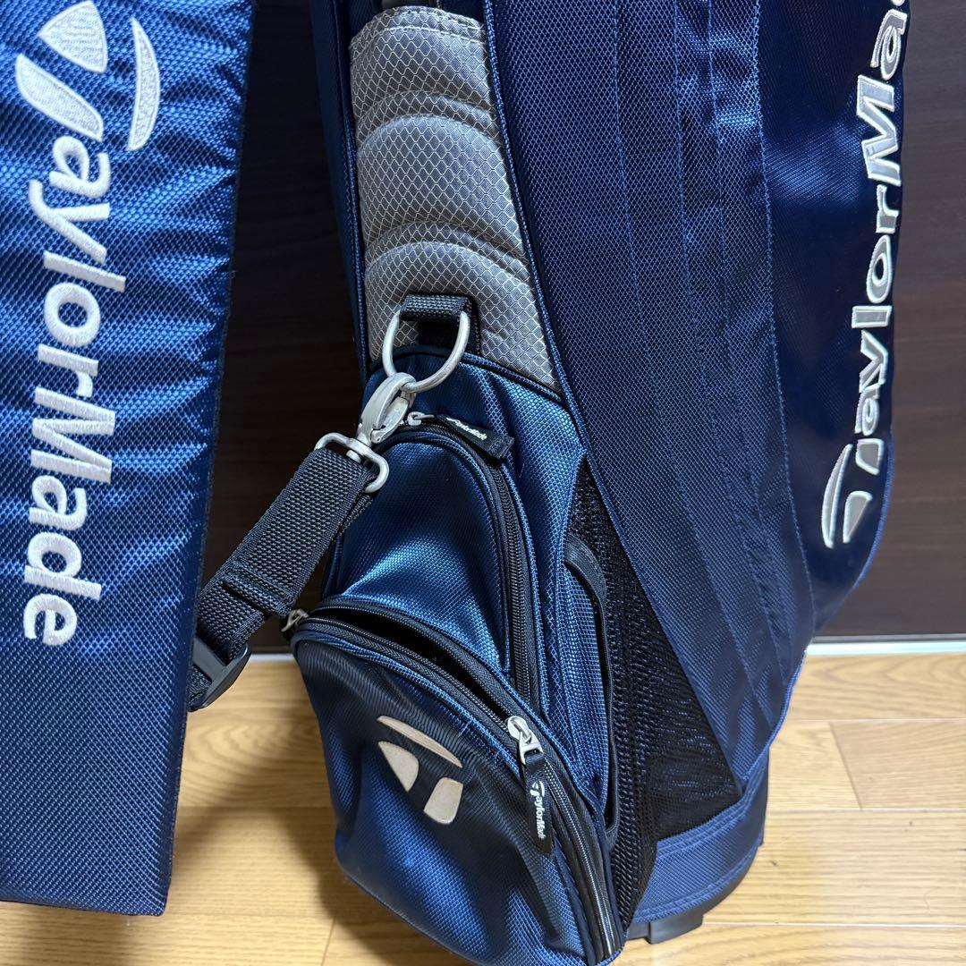 TaylorMade キャディバッグ ゴルフバッグ ネイビー