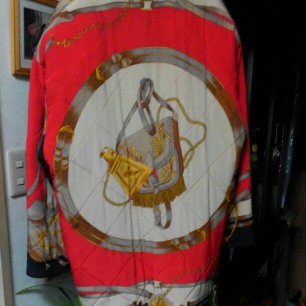 シルク１００％　バブリーコート