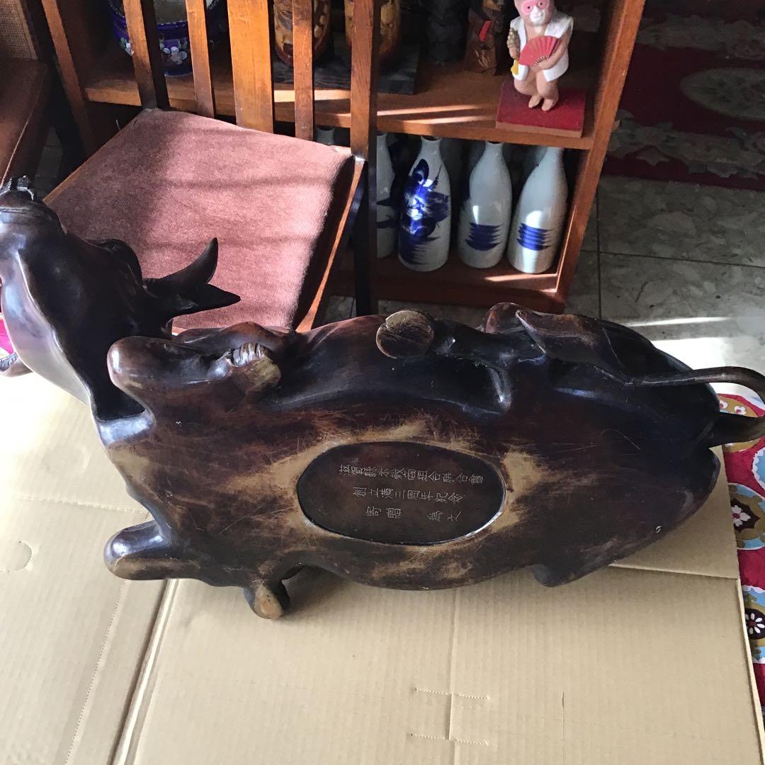 ブロンズ像　牛の像　18ｋｇ　置物　インテリア　真鍮　銅