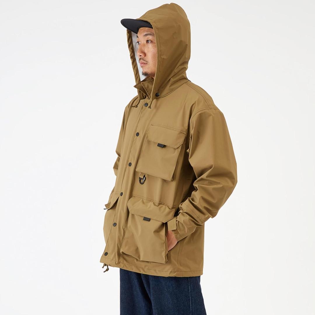 双進 リバレイ ショアコネクト SCレインジャケット 2XL タン