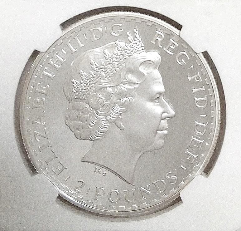 2007年 イギリス シーテット ブリタニア ライオン 銀貨 4枚セット NGC