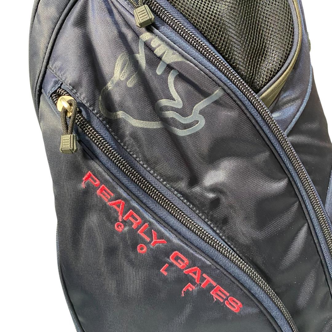 PEARLY GATES パーリーゲイツ キャディバッグ 9型 ネイビー ゴルフ