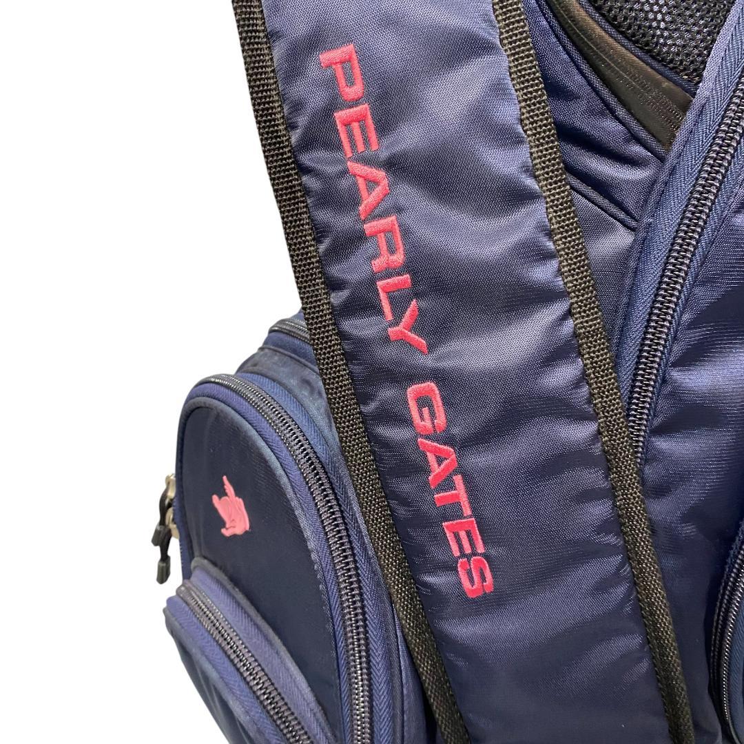 PEARLY GATES パーリーゲイツ キャディバッグ 9型 ネイビー ゴルフ
