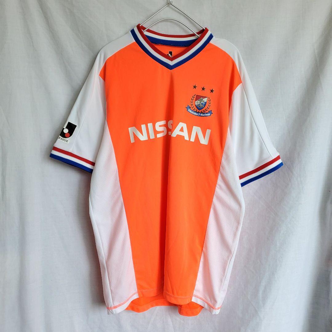 希少 横浜マリノス 中村俊輔 蛍光オレンジ ユニフォーム jリーグ アウェイ
