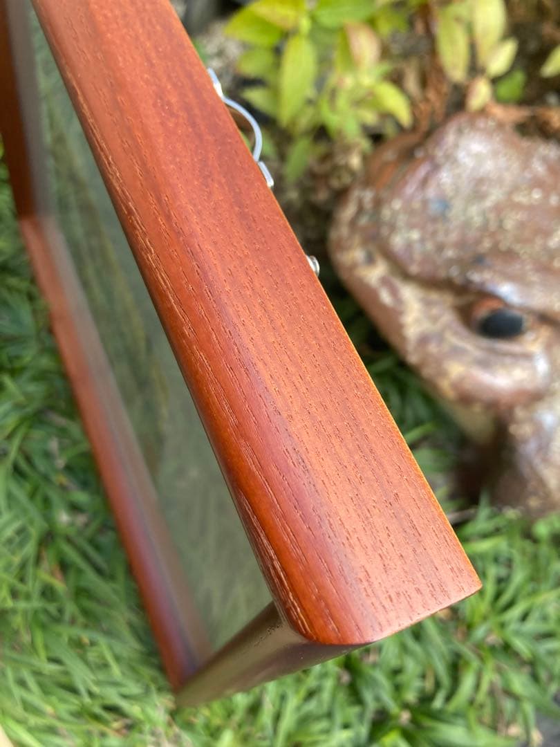 和風風景画 木製フレーム付き 未使用品